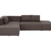 KARE Design Sofas & Couches-Ecksofa Infinity Dolce Braun Links