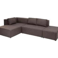 KARE Design Sofas & Couches-Ecksofa Infinity Dolce Braun Links