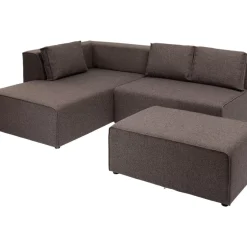 KARE Design Sofas & Couches-Ecksofa Infinity Dolce Braun Links