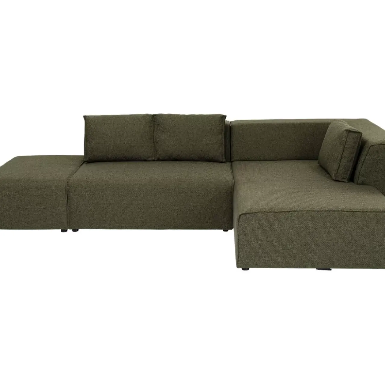 KARE Design Sofas & Couches-Ecksofa Infinity Dolce Grun Rechts