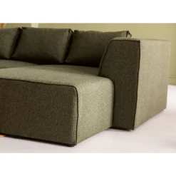 KARE Design Sofas & Couches-Ecksofa Infinity Dolce Grun Rechts