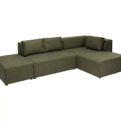 KARE Design Sofas & Couches-Ecksofa Infinity Dolce Grun Rechts