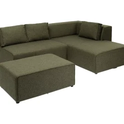 KARE Design Sofas & Couches-Ecksofa Infinity Dolce Grun Rechts