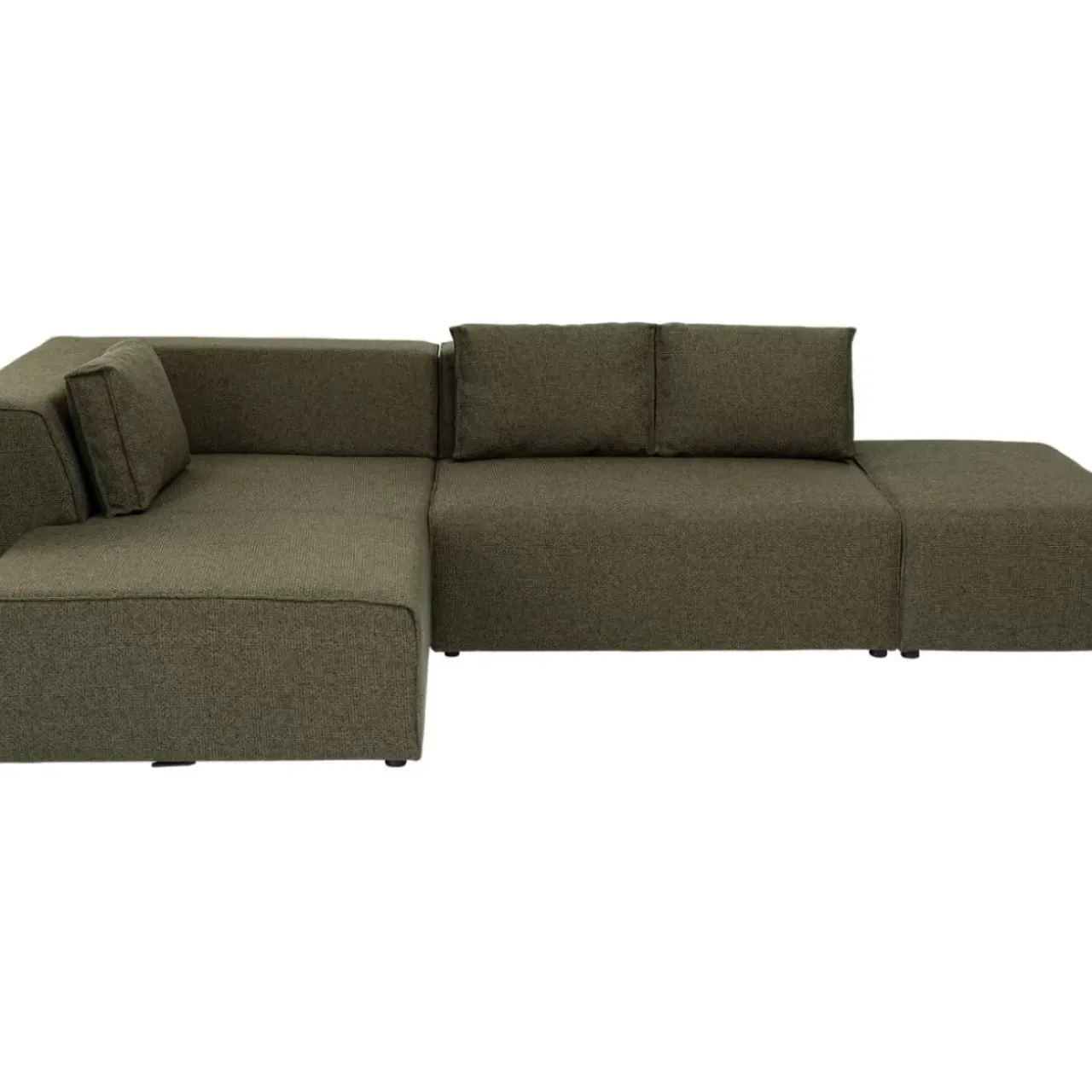 KARE Design Sofas & Couches-Ecksofa Infinity Dolce Grun Links