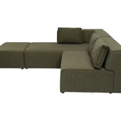 KARE Design Sofas & Couches-Ecksofa Infinity Dolce Grun Links