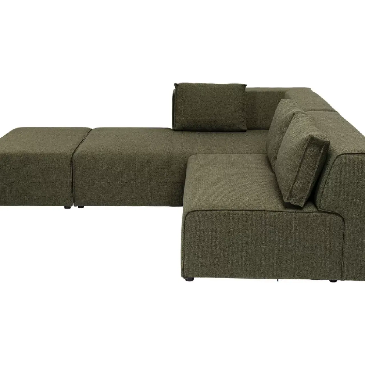 KARE Design Sofas & Couches-Ecksofa Infinity Dolce Grun Links