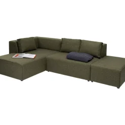 KARE Design Sofas & Couches-Ecksofa Infinity Dolce Grun Links