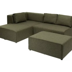 KARE Design Sofas & Couches-Ecksofa Infinity Dolce Grun Links