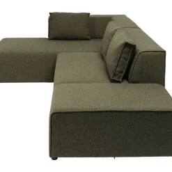 KARE Design Sofas & Couches-Ecksofa Infinity Dolce Grun Links