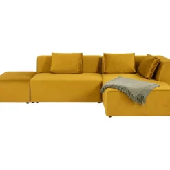 KARE Design Sofas & Couches-Ecksofa Infinity Ottomane Amber Rechts