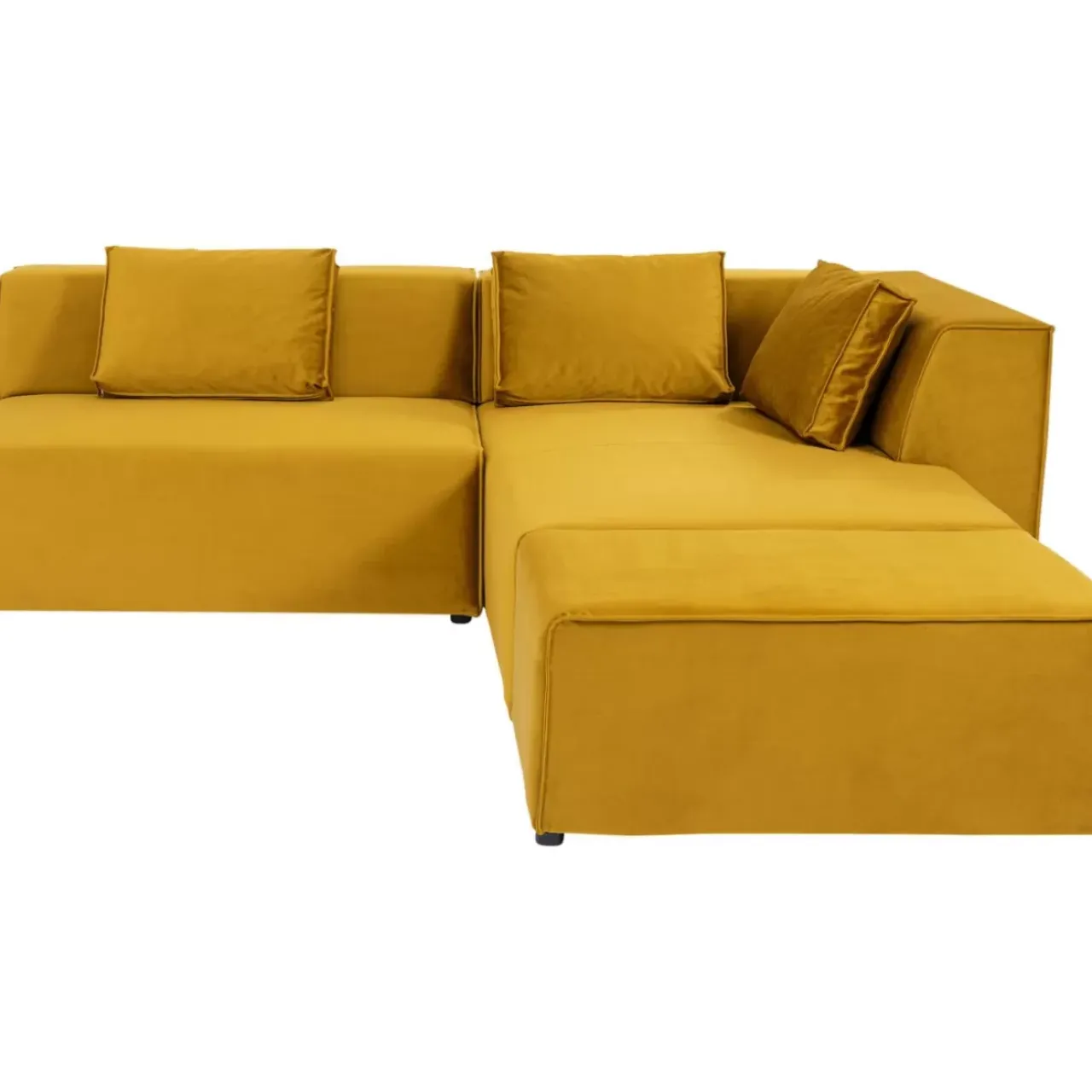 KARE Design Sofas & Couches-Ecksofa Infinity Ottomane Amber Rechts