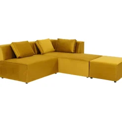 KARE Design Sofas & Couches-Ecksofa Infinity Ottomane Amber Rechts