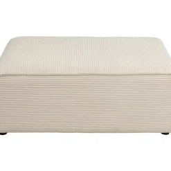 KARE Design Sofas & Couches-Ecksofa Infinity Ottomane Cord Creme Links