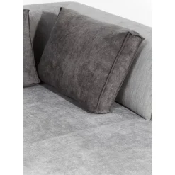 KARE Design Sofas & Couches-Ecksofa Infinity Ottomane Grau Rechts