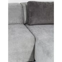 KARE Design Sofas & Couches-Ecksofa Infinity Ottomane Grau Links