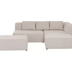 KARE Design Sofas & Couches-Ecksofa Infinity Ottomane Creme Rechts