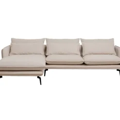 KARE Design Sofas & Couches-Ecksofa Monza Links Creme 296Cm