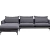KARE Design Sofas & Couches-Ecksofa Monza Links Grau 296Cm