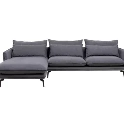 KARE Design Sofas & Couches-Ecksofa Monza Links Grau 296Cm