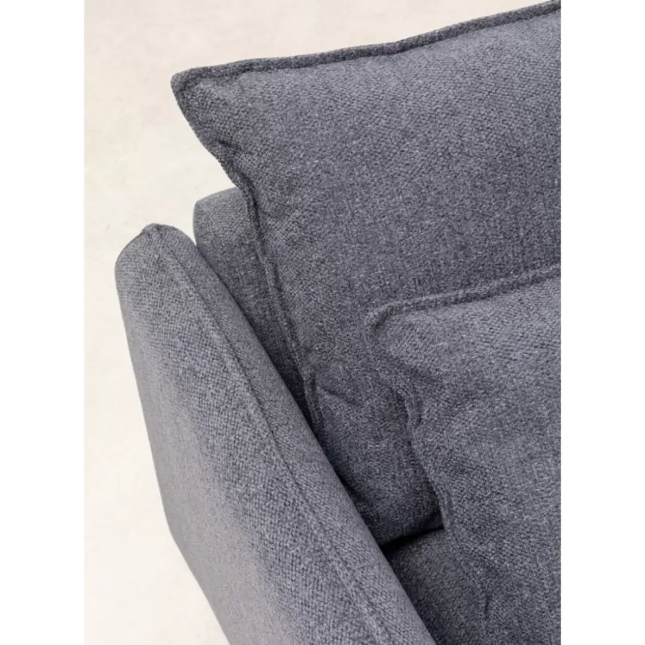 KARE Design Sofas & Couches-Ecksofa Monza Rechts Grau 296Cm