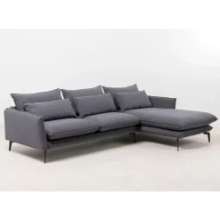 KARE Design Sofas & Couches-Ecksofa Monza Rechts Grau 296Cm