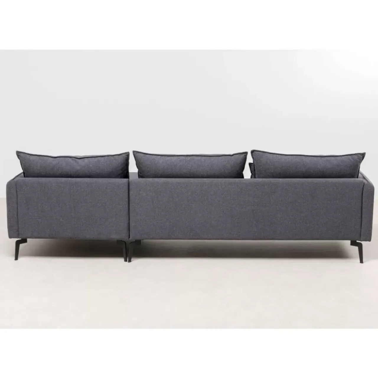 KARE Design Sofas & Couches-Ecksofa Monza Rechts Grau 296Cm