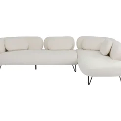 KARE Design Sofas & Couches-Ecksofa Peppo Weis
