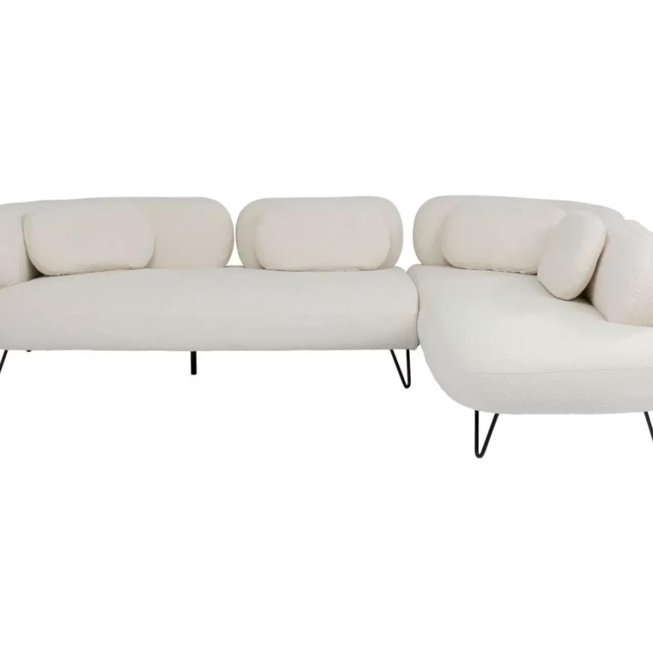 KARE Design Sofas & Couches-Ecksofa Peppo Weis