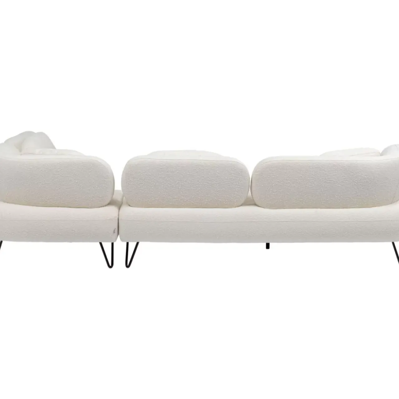 KARE Design Sofas & Couches-Ecksofa Peppo Weis