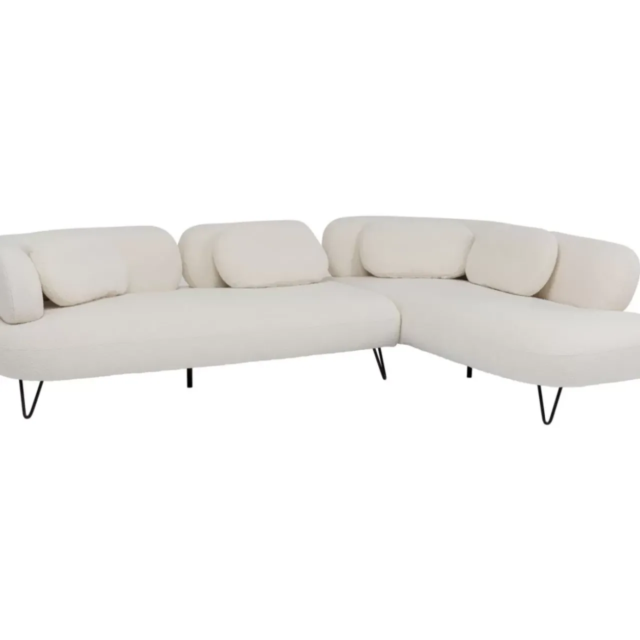 KARE Design Sofas & Couches-Ecksofa Peppo Weis