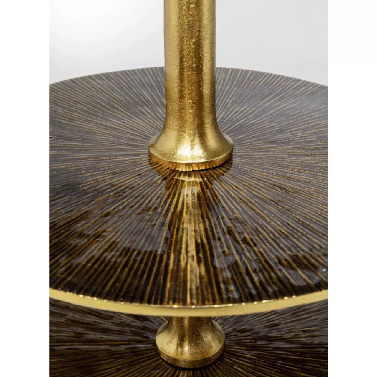 KARE Design Geschirr & Tischaccessoires-Etagere Lovely Brass 56Cm