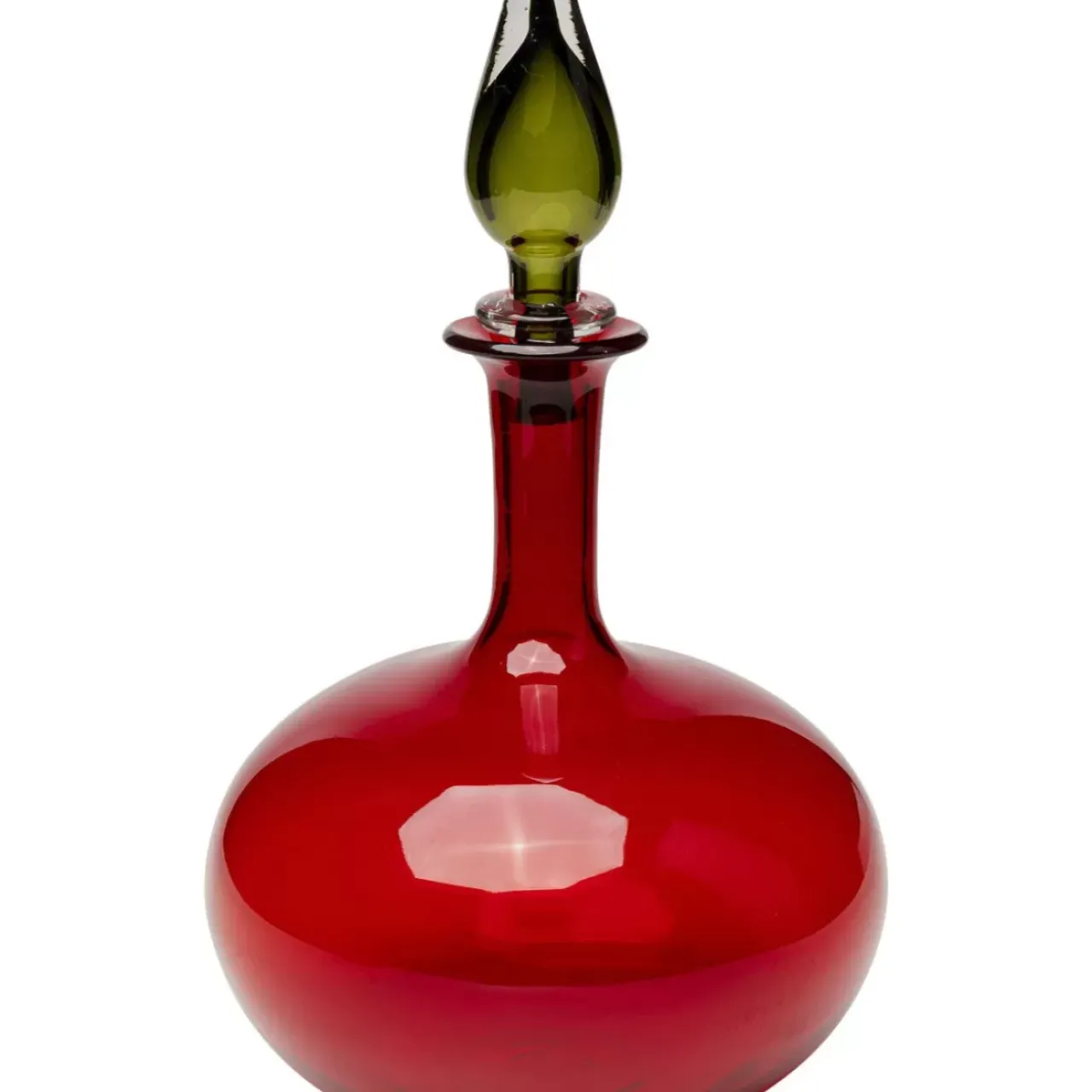 KARE Design Aufbewahrung & Ordnung-Flasche Honeymoon Lid Rot 33