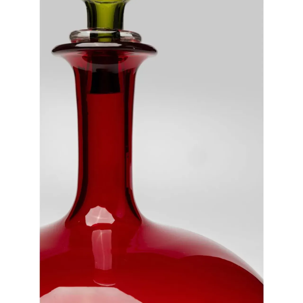 KARE Design Aufbewahrung & Ordnung-Flasche Honeymoon Lid Rot 33