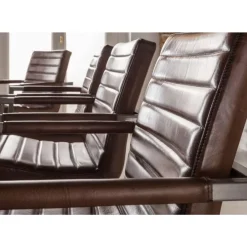 KARE Design Stühle-Freischwinger Riffle Buffalo Brown