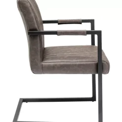 KARE Design Stühle-Freischwinger Thamos Braun