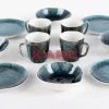 KARE Design Geschirr & Tischaccessoires-Fruhstucksset Mustique (12/Tlg.)