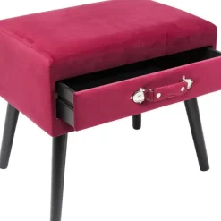 KARE Design Stühle-Fushocker Drawer Rot