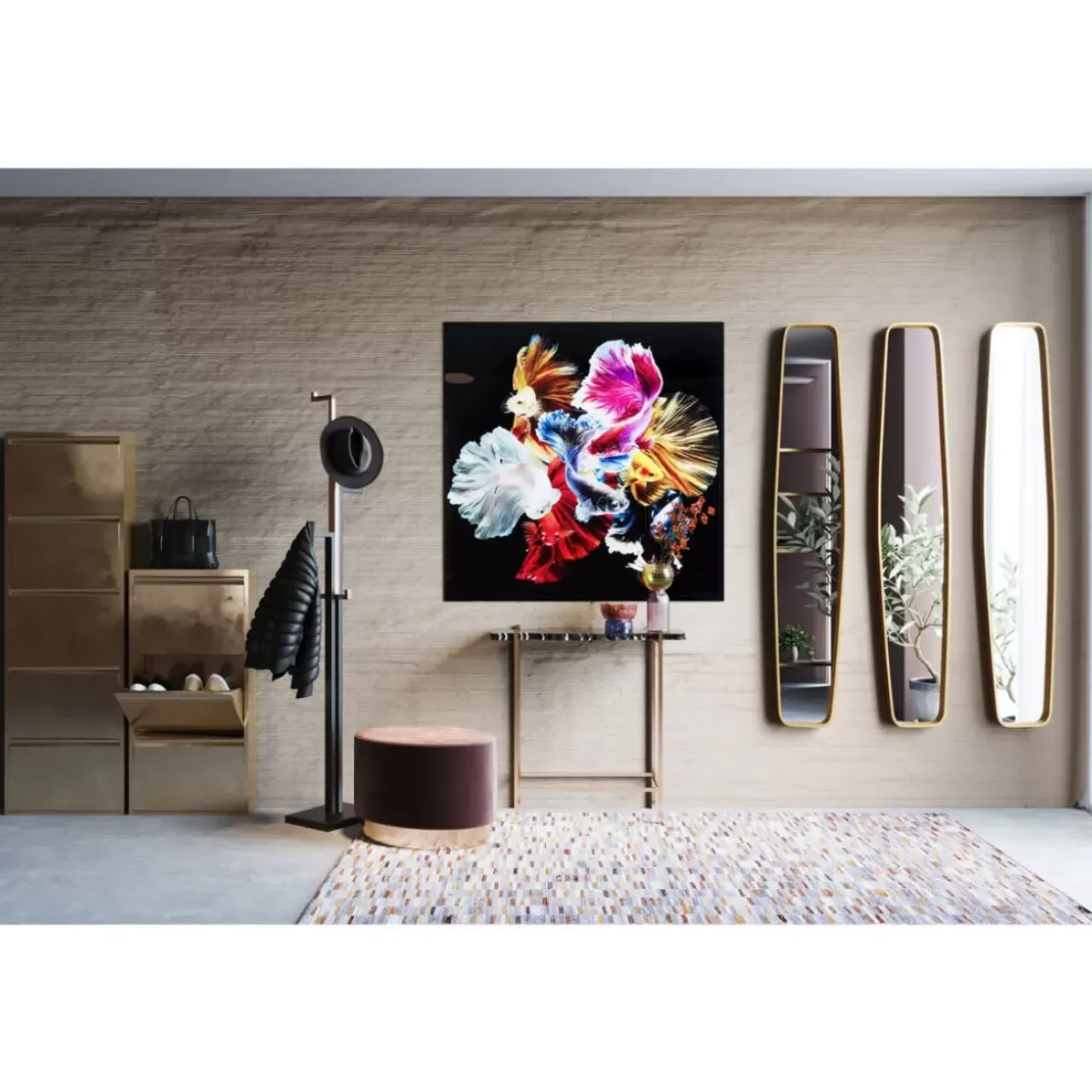 KARE Design Kleinmöbel & Sonstiges-Garderobenstander Casino Copper