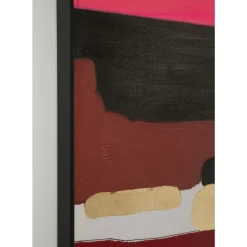 KARE Design Bilder-Gerahmtes Bild Abstract Shapes Pink 73X143Cm