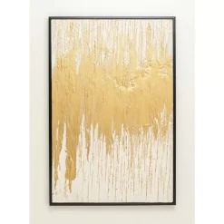 KARE Design Bilder-Gerahmtes Bild Abstract Weis 80X120Cm