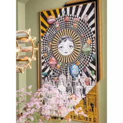 KARE Design Bilder-Gerahmtes Bild Balloons 160X260Cm