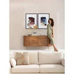 KARE Design Bilder-Gerahmtes Bild Box Back Rot 60X80Cm