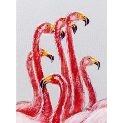 KARE Design Bilder-Gerahmtes Bild Dating Flamingos 100X120Cm