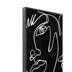 KARE Design Bilder-Gerahmtes Bild Faccia Arte Drawing 150X100Cm