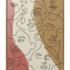 KARE Design Bilder-Gerahmtes Bild Faccia Arte Tri Colore 90X120Cm
