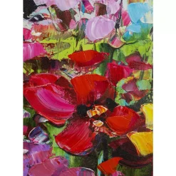KARE Design Bilder-Gerahmtes Bild Flowery Meadow 100X100Cm