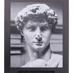 KARE Design Bilder-Gerahmtes Bild Statue 100X125Cm