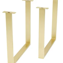 KARE Design Tische-Gestell Tavola Messing (2/Set)