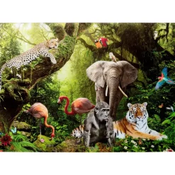 KARE Design Bilder-Glasbild Animal Paradise 150X100Cm