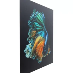 KARE Design Bilder-Glasbild Aqua Queen Fish 100X100Cm
